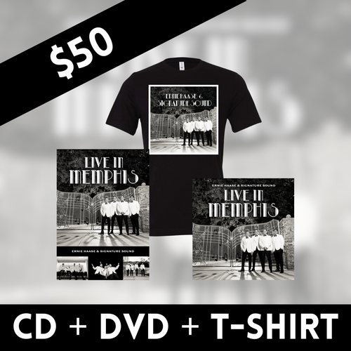 Live In Memphis CD, DVD and T-Shirt Bundle